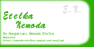 etelka nemoda business card